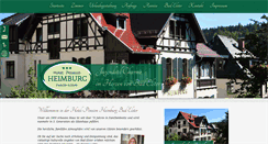 Desktop Screenshot of hotel-pension-heimburg.de